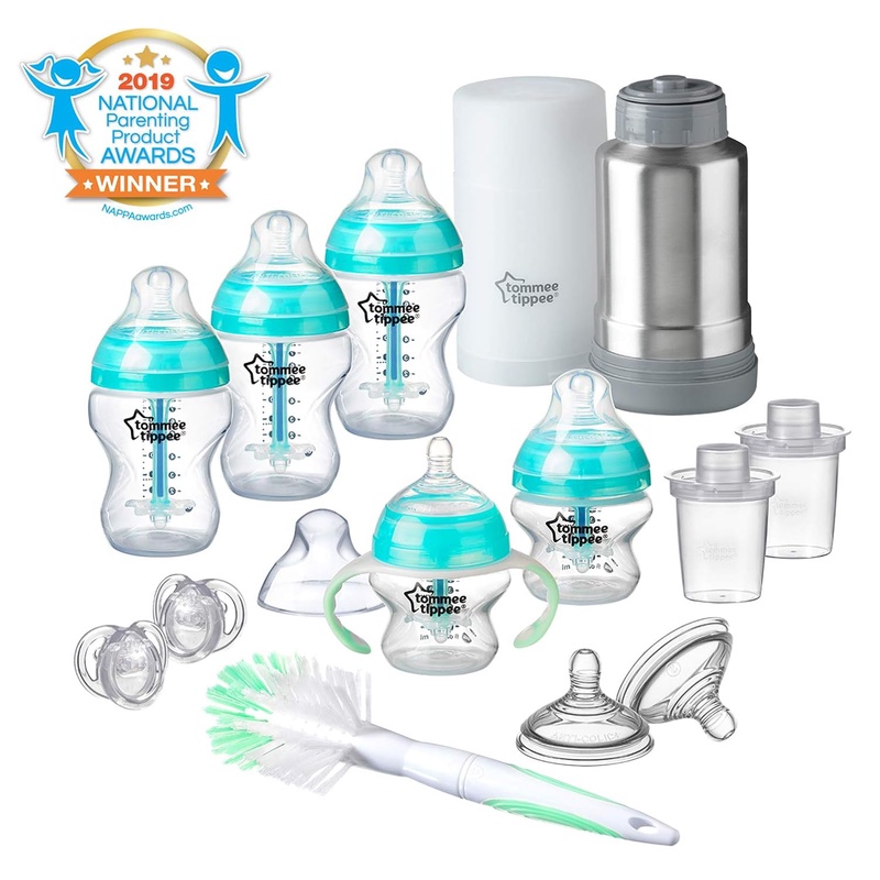 Amazon.com : Tommee Tippee Advanced Anti-Colic Newborn Baby Bottle Feeding Gift Set, Heat Sensing Technology, BPA-Free : Baby