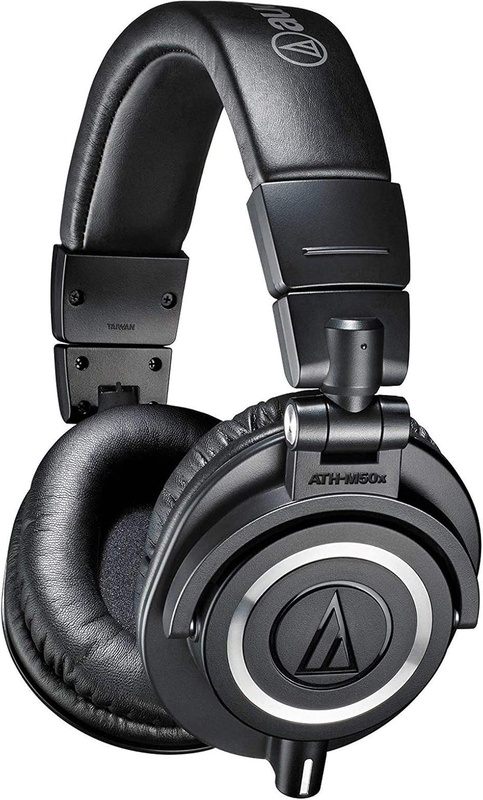Amazon.com: Audio-Technica ATH-M50x Professional Studio Monitor Headphones, Black: Musical Instruments