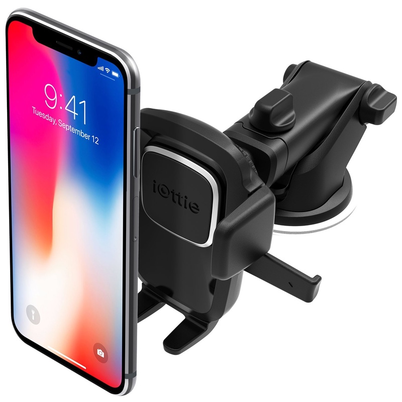 Amazon.com: iOttie Easy One Touch 4 Dash & Windshield Car Mount Phone Holder || iPhone Xs Max R 8 Plus 7 Samsung Galaxy S10 E S9 S8 Plus Edge Note 9 & Other Smartphones: Cell Phones & Accessories