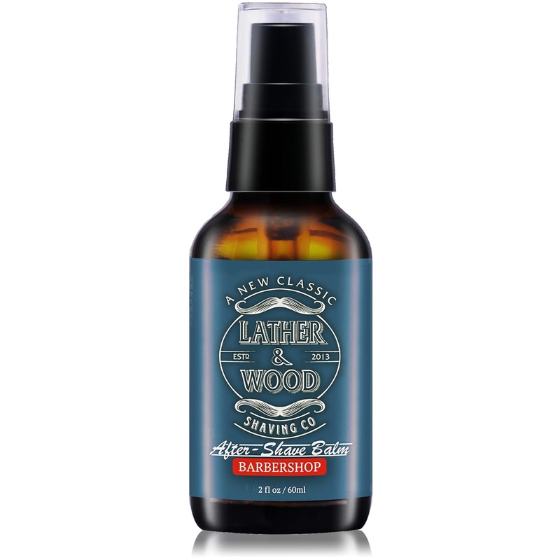 Amazon.com : Lather & Wood Aftershave Balm - Barbershop : Beauty