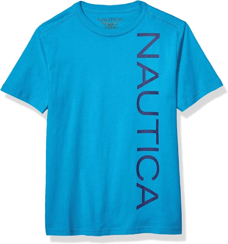 Amazon.com: Nautica Toddler Boy's Logo Screen Print Graphic Tee Shirt, Ocean, 2T: Clothing