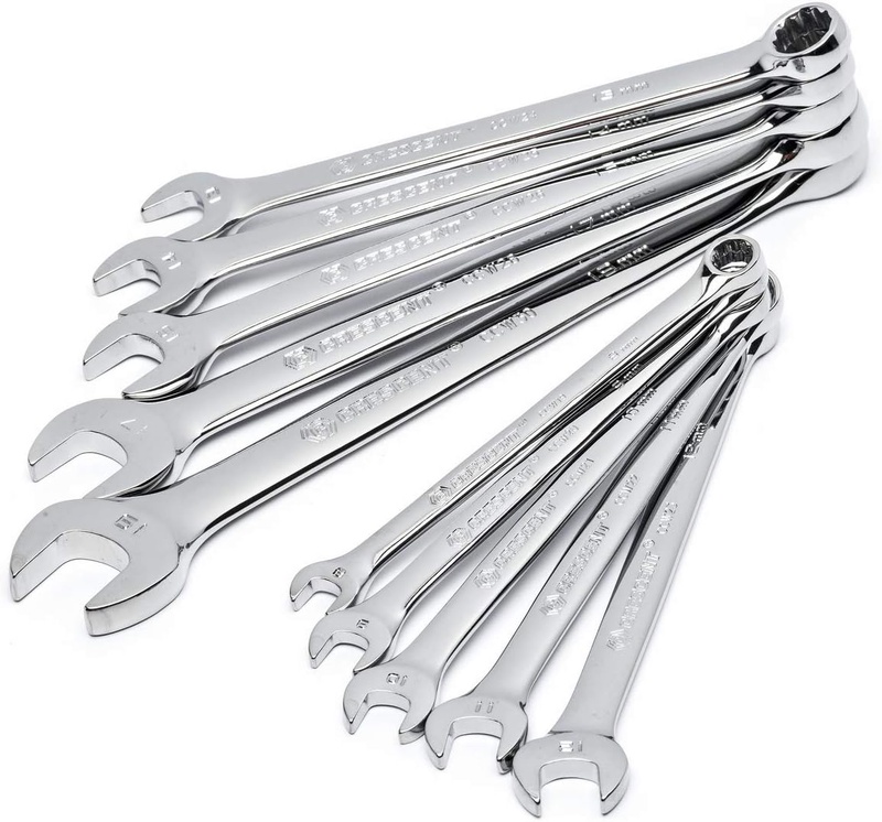 Crescent 10 Pc. 12 Point Metric Combination Wrench Set - CCWS3 - - Amazon.com
