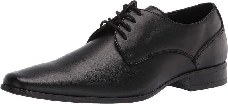 Amazon.com | Calvin Klein Men's Brodie Oxford Shoe, Black Burnished Dress Calf, 11 Medium US | Oxfords