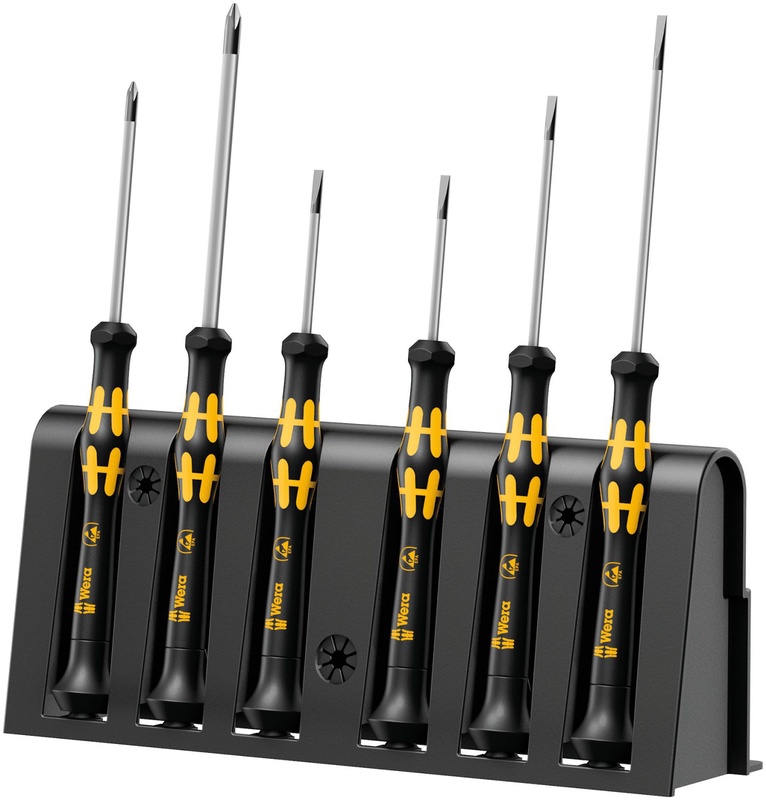Amazon.com: Wera 1578 A/6 Electronics Screwdriver Set and Rack, 6-Piece Set: Home Improvement