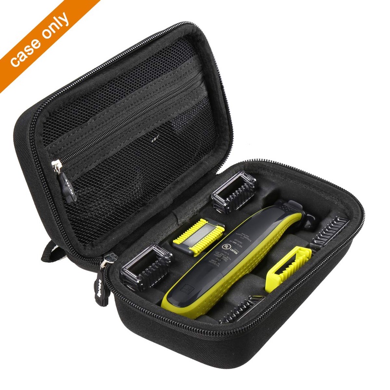 Amazon.com: Aproca Hard Travel Storage Case Compatible with Philips Norelco OneBlade Face + Body hybrid electric trimmer and shaver QP2630/70 QP2630/72 (Black): Beauty