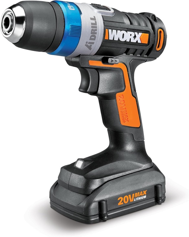 Amazon.com: WORX WX178L 20V Max Advanced Intelligence Lithium-Ion Cordless LED Ai Drill: Home Improvement