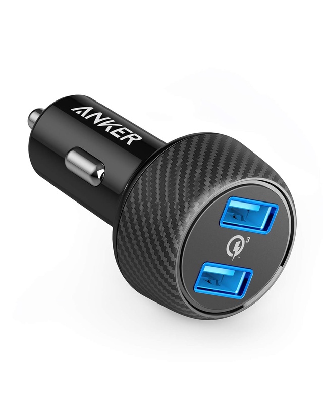 Amazon.com: Anker 39W Dual USB Car Charger with Quick Charge 3.0, PowerDrive Speed 2 for Galaxy S7/S6/Edge/Plus, PowerIQ for iPhone Xs/XS Max/XR/X/8/7/6/Plus, iPad Pro/Air 2/Mini, LG, Nexus, HTC and More: Electronics