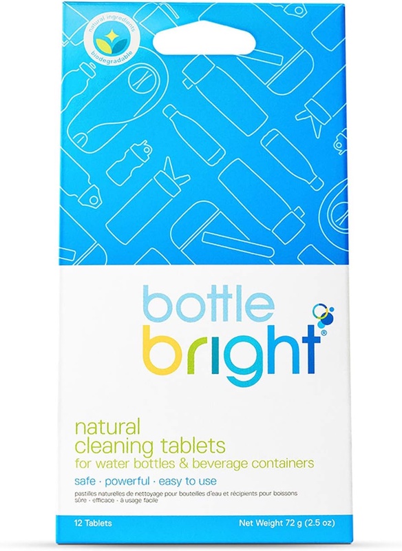 Amazon.com: BOTTLE BRIGHT unisex-adult Bottle Bright (12 Tablets) - All Natural, Biodegradable, Chlorine & Odor Free Water Bottle & Hydration Pack Cleaning Tablets Clear: HydraPak: Sports & Outdoors