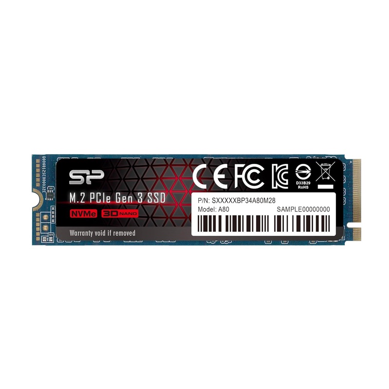 Amazon.com: Silicon Power 512GB NVMe M.2 PCIe Gen3x4 2280 R/W up to 3,200/3,000MB/s SSD (SU512GBP34A80M28AB): Computers & Accessories