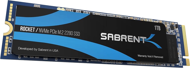 Amazon.com: Sabrent 1TB Rocket NVMe PCIe M.2 2280 Internal SSD High Performance Solid State Drive (SB-ROCKET-1TB): Computers & Accessories