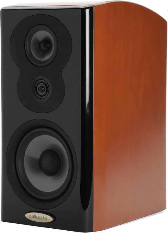 Amazon.com: Polk Audio LSiM 703 Flagship Bookshelf Speaker | Dynamic Balance & PowerPort Technology | Bi-Wire & Bi-Amp | Single, Mount Vernon Cherry: Electronics