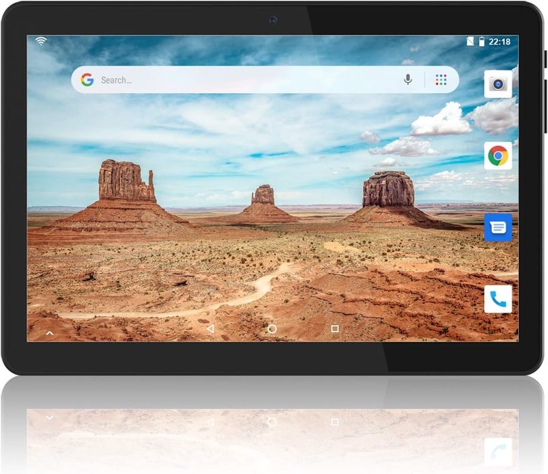 Amazon.com : Tablet 10 inch, Android 8.1 Tablet PC, 16GB, 5G WiFi and Dual Camera, GPS, Bluetooth, 1280x800 IPS Display, Google Certified Tablets - Black : Computers & Accessories