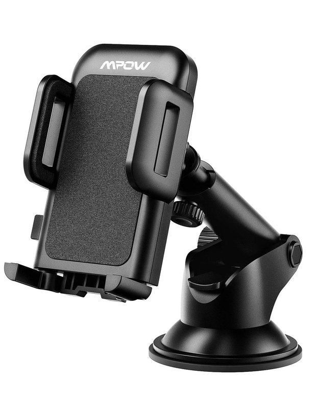 Amazon.com: Mpow Car Phone Mount, Dashboard Car Phone Holder, Washable Strong Sticky Gel Pad with One-Touch Design Compatible iPhone Xs,XS MAX,XR,X,8,8Plus,7,7Plus,6,6Plus, Galaxy S7,8,9,10, Google Nexus, Black: Cell Phones & Accessories