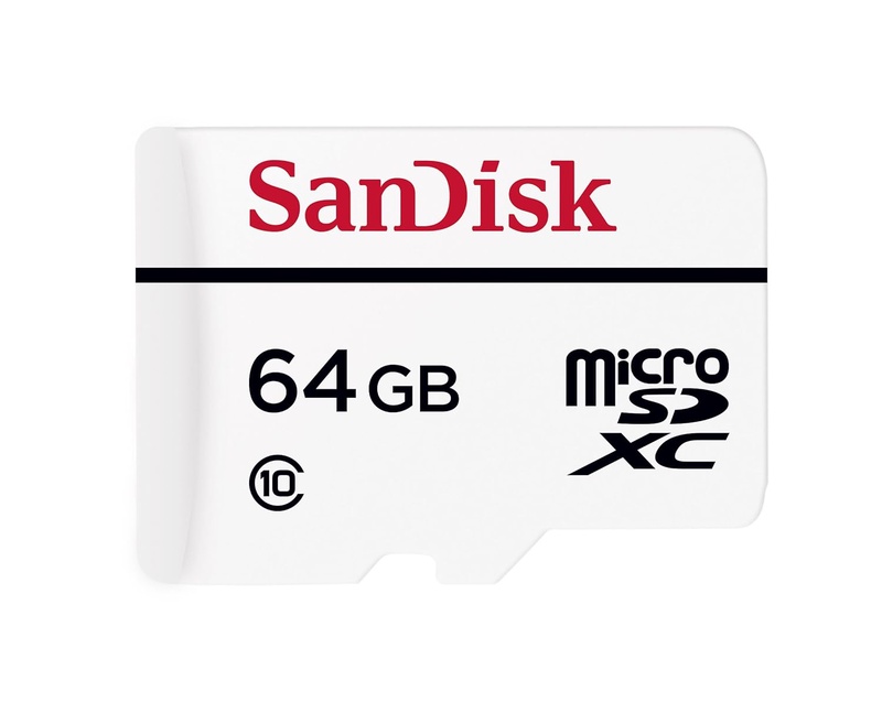 Amazon.com: SanDisk High Endurance Video Monitoring Card with Adapter 64GB (SDSDQQ-064G-G46A): Computers & Accessories
