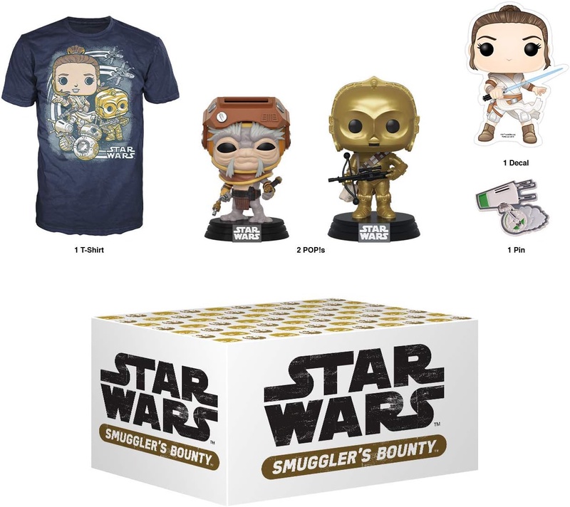 Amazon.com: Funko Star Wars Smuggler's Bounty Subscription Box, Adventures of Kijimi, December 2019, 3XL T-Shirt, Multicolor: Toys & Games