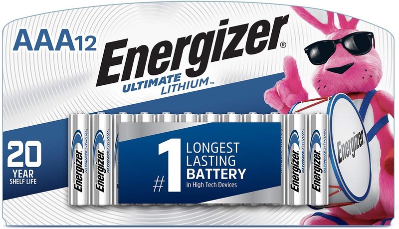 Amazon.com: Energizer AAA Lithium Batteries, Ultimate Lithium Triple A Battery (12 Count), Longest-Lasting AAA Battery: Health & Personal Care