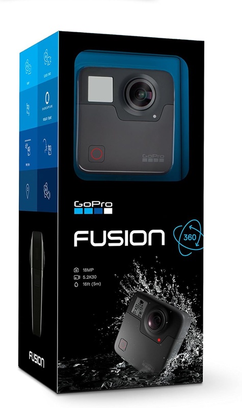 Amazon.com : GoPro Fusion - 360 Waterproof Digital VR Camera with Spherical 5.2K HD Video 18MP Photos : Camera & Photo