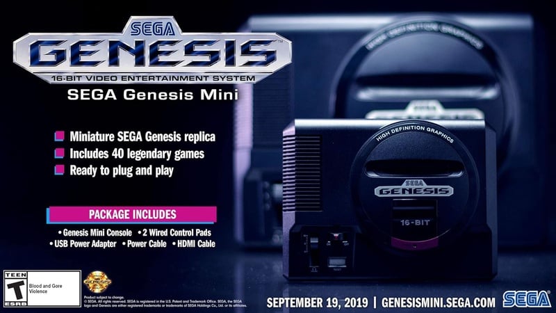 Amazon.com: Sega Genesis Mini - Genesis: Video Games