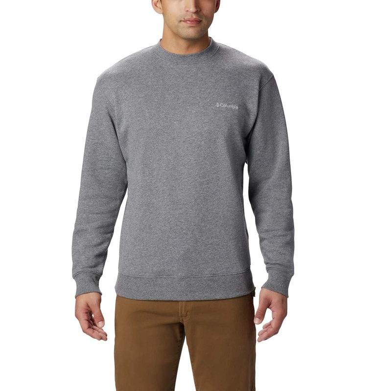 Columbia Men's Hart II Crew Sweatshirt, Charcoal Heather, Large at Amazon Men’s Clothing store: Athletic Sweatshirts