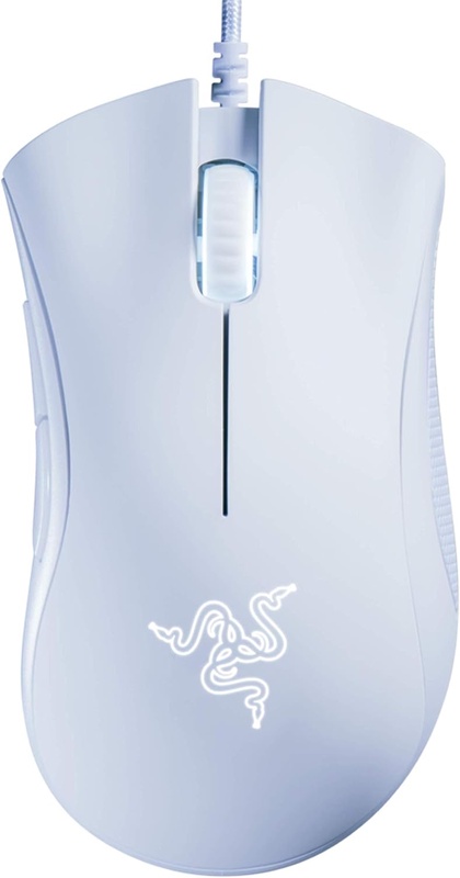 Amazon.com: Razer DeathAdder Essential Gaming Mouse: 6400 DPI Optical Sensor - 5 Programmable Buttons - Mechanical Switches - Rubber Side Grips - White: Computers & Accessories