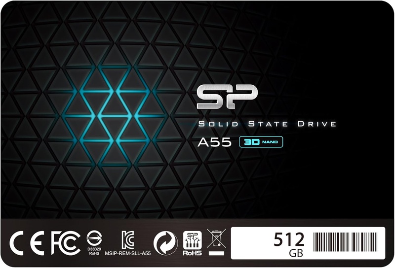 Amazon.com: Silicon Power 512GB SSD 3D NAND A55 SLC Cache Performance Boost SATA III 2.5