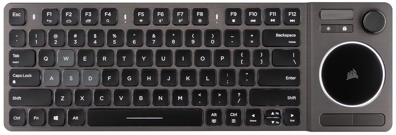 Amazon.com: Corsair K83 Wireless Keyboard - Bluetooth and USB - Works w/PC, Smart TV, Streaming Box - Backlit LED: Computers & Accessories