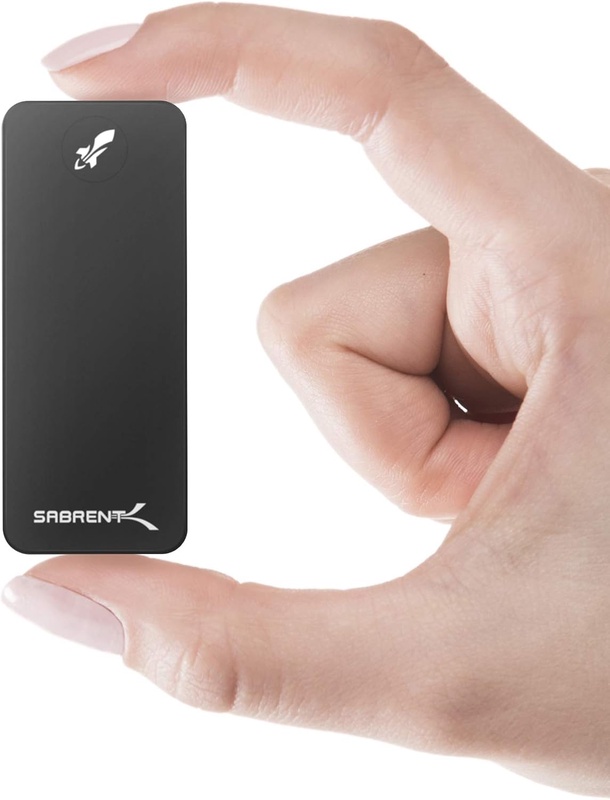Amazon.com: Sabrent Rocket Nano 1TB USB 3.2 10Gb/s External Aluminum SSD (Black) (SB-1TB-NANO-BLK): Computers & Accessories