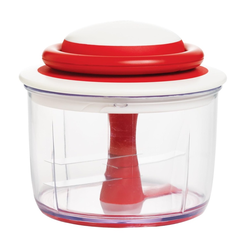 Amazon.com: Chef'n VeggiChop Hand-Powered Food Chopper (Cherry): Kitchen & Dining
