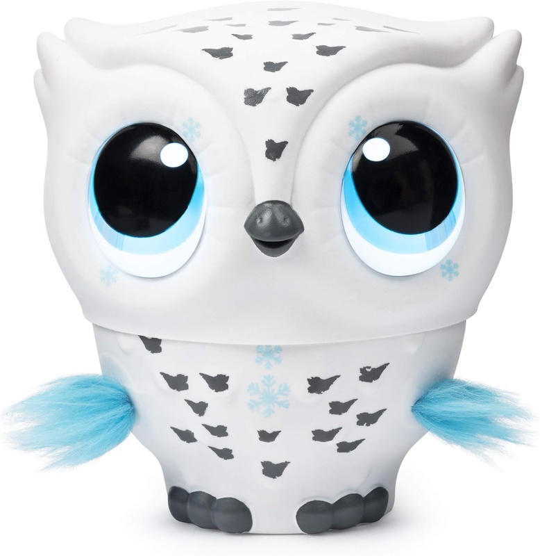 Amazon.com: Owleez, Flying Baby Owl Interactive Toy with Lights and Sounds (White), for Kids Aged 6 and Up: Toys & Games