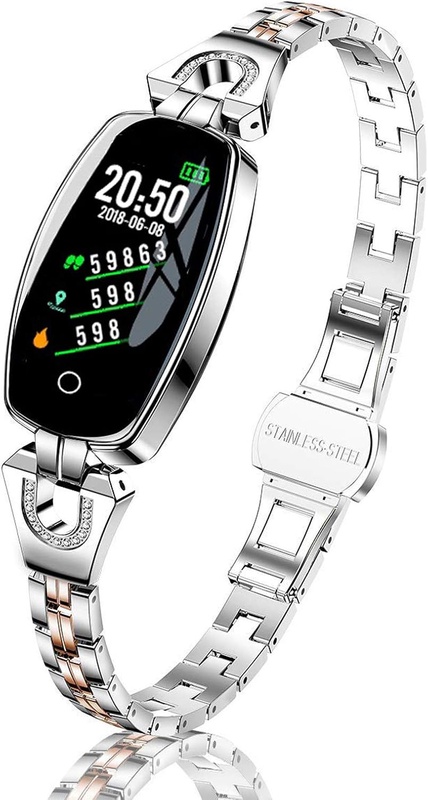 Amazon.com : TMYIOYC Fitness Tracker, Smart Bracelet for Women, Health & Fitness Smartwatch with Heart Rate, Blood Pressure, Pedometer, Message Notification, Workout Activity Tracker, Sleep Monitor Fitness Watches : Sports & Outdoors