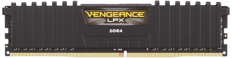 Corsair Vengeance LPX 16GB (2 X 8GB) DDR4 3000 (PC4-24000) C16 1.35V Desktop Memory - Black PC Memory CMK16GX4M2D3000C16 at Amazon.com
