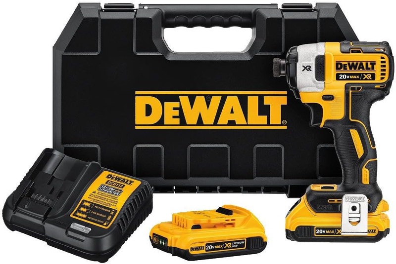 DEWALT 20V MAX XR Impact Driver Kit, Brushless, 3-Speed, 1/4-Inch, 2.0-Ah (DCF887D2) - - Amazon.com