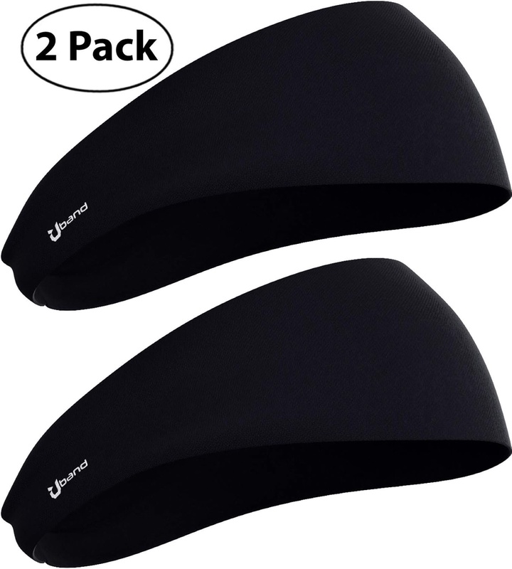 Amazon.com : Self Pro Mens Headbands 2 Pack Guys Sweatband & Sports Headband for Running, Cross Training, Racquetball, Working Out - Performance Stretch & Moisture Wicking : Clothing