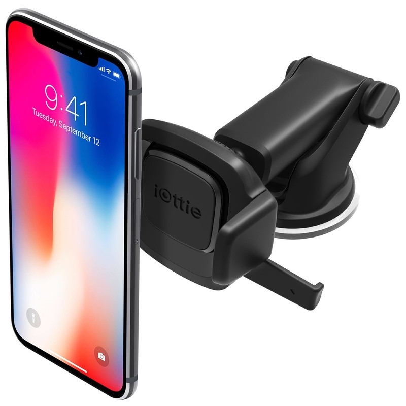 Amazon.com: iOttie Easy One Touch Mini Windshield & Dashboard Car Mount Holder for iPhone Xs Max R 8 8 Plus 7 Plus 6s Plus 6 SE Samsung Galaxy S9 S9 Plus S8 Plus S8 Edge S7 S6 Note 9: Cell Phones & Accessories
