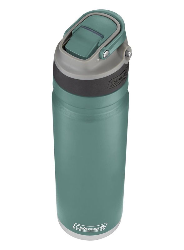 Amazon.com : Coleman Switch AUTOSPOUT Insulated Stainless Steel Water Bottle, Seafoam, 24 oz. : Sports & Outdoors