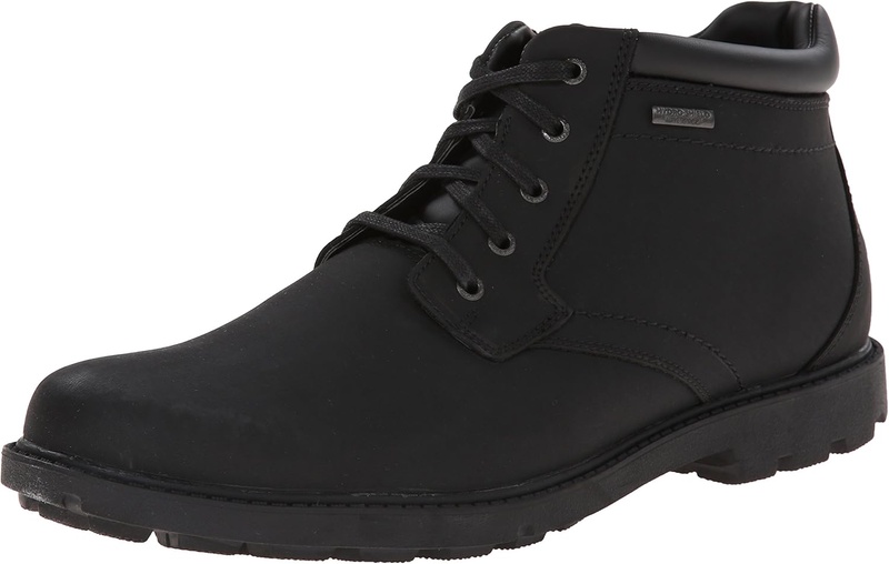 Amazon.com | Rockport Men's Storm Surge Water Proof Plain Toe Boot Black 9.5 W (EE)-9.5 W | Chukka
