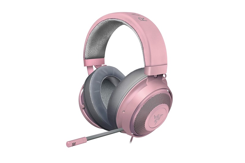 Amazon.com: Razer Kraken Gaming Headset 2019: Lightweight Aluminum Frame - Retractable Cardioid Mic - for PC, Xbox, PS4, Nintendo Switch - Quartz Pink: Computers & Accessories