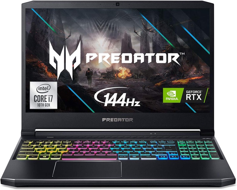 Amazon.com: Acer Predator Helios 300 Gaming Laptop, Intel i7-10750H, NVIDIA GeForce RTX 2060 6GB, 15.6
