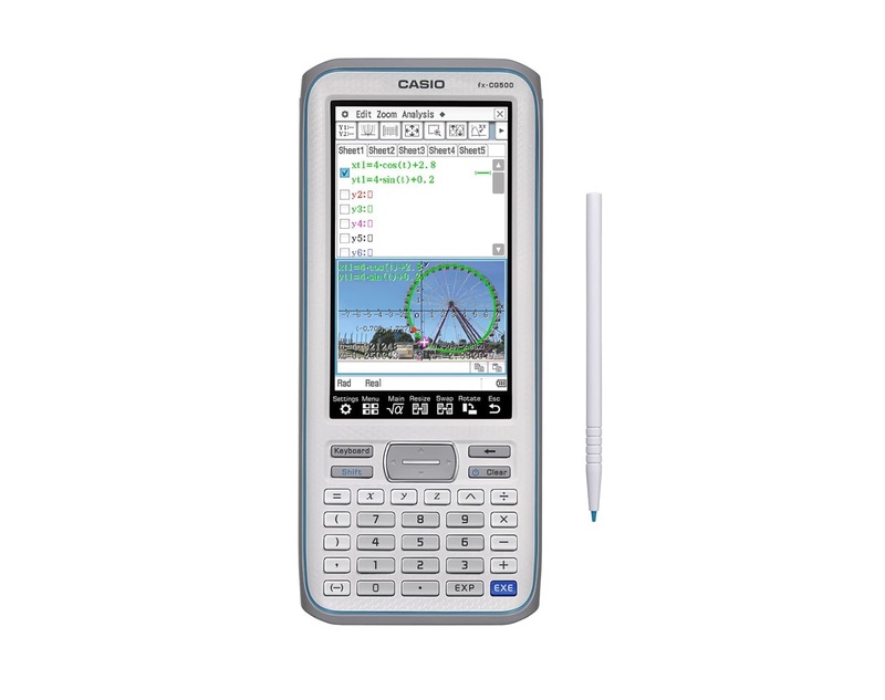 Amazon.com : Casio Touchscreen with Stylus Graphing Calculator, 4.8 (fx-CG500) : Electronics