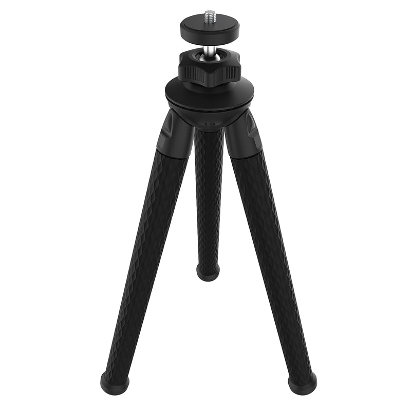 Amazon.com: Sabrent Universal Flexible Tripod for Standard Tripod Mount (GoPro Mount Adapter Included) TP-FLTP: Computers & Accessories