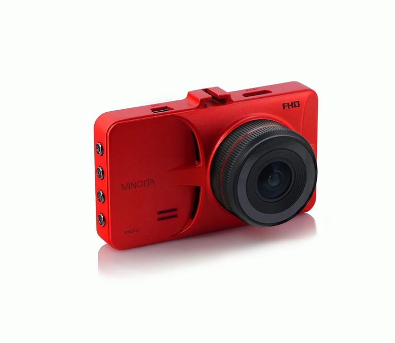 Amazon.com: Minolta MNCD53-R Full HD 1080P Wide Angle Car Dashboard Camera with G-Sensor, WDR, Loop Recording & 3