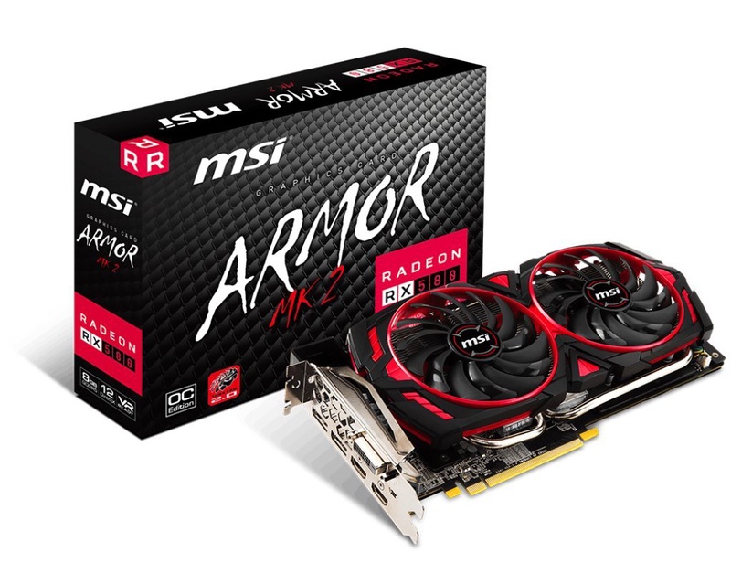Amazon.com: MSI Gaming Radeon RX 580 256-bit 8GB GDRR5 DirectX 12 VR Ready CFX Graphics Card (RX 580 ARMOR MK2 8G OC): Computers & Accessories