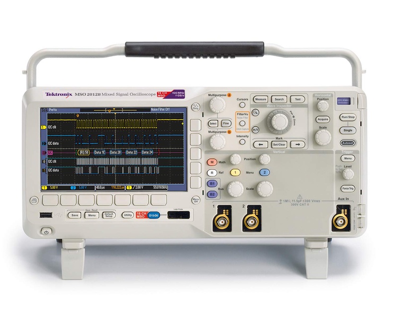 Tektronix MSO2012B Mixed Signal Oscilloscope, 100 MHz, 1 GS/s Sample Rate, 1 Length, 2 Analog Channels, 5 Year Warranty: Science Lab Oscilloscopes: Amazon.com: Industrial & Scientific