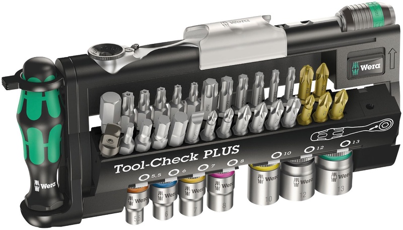 Amazon.com: Wera 056490 Tool-Check Plus Bit Ratchet Set with Sockets - Metric: Industrial & Scientific