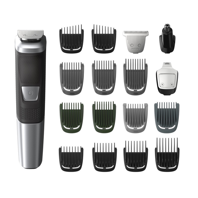 Amazon.com: Philips Norelco Multi Groomer MG5750/49 - 18 piece, beard, body, face, nose, and ear hair trimmer and clipper: Beauty