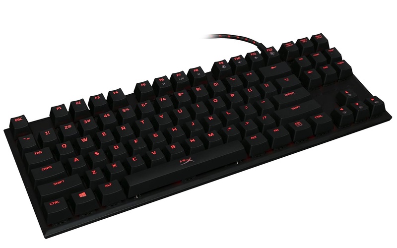 Amazon.com: HyperX Alloy FPS Pro - Tenkeyless Mechanical Gaming Keyboard - 87-Key, Ultra-Compact Form Factor - Clicky - Cherry MX Blue - Red LED Backlit (HX-KB4BL1-US/WW): Computers & Accessories