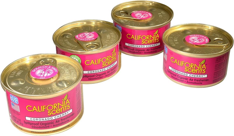 Amazon.com: California Scents Air Freshener 4-Pack Car Air Freshener (Coronado Cherry): Automotive