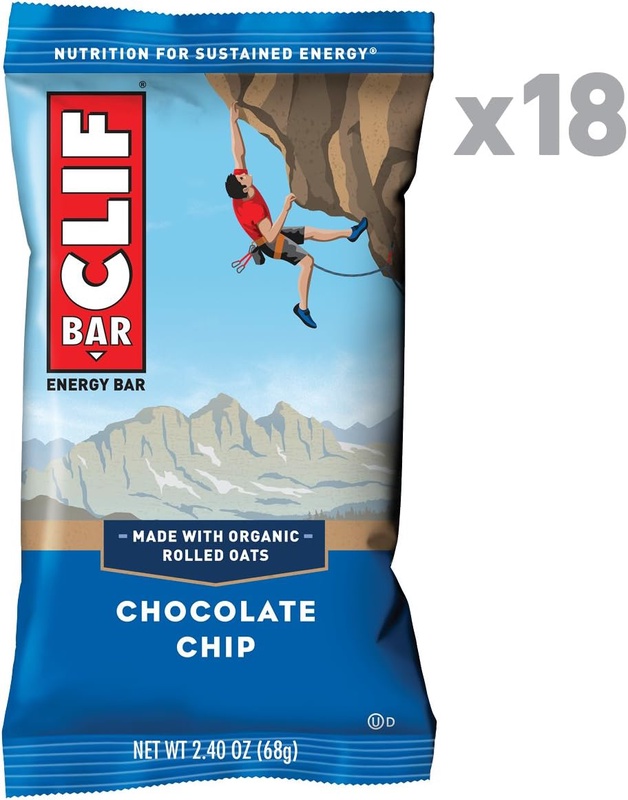 Amazon.com: CLIF BAR - Energy Bars - Chocolate Chip - (2.4 Ounce Protein Bars, 18 Count): Health & Personal Care