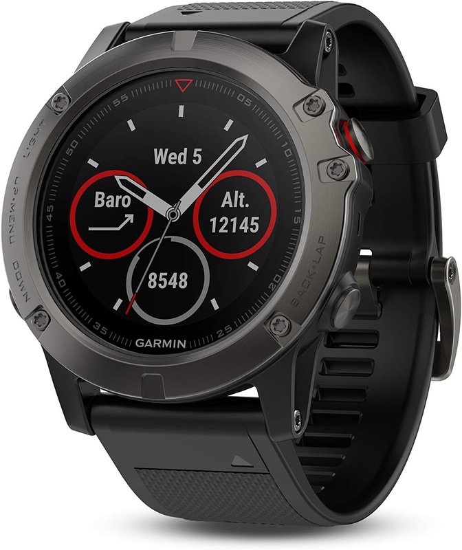 Amazon.com: Garmin Fenix 5X Sapphire - Slate Gray with Black Band