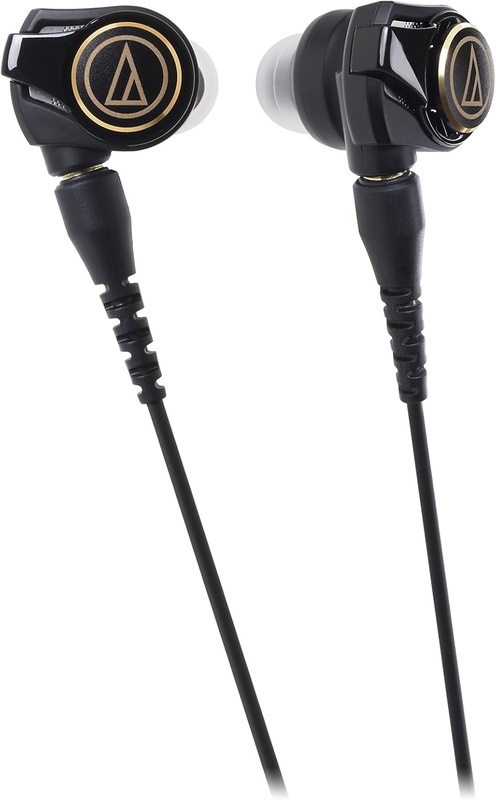 Amazon.com: Audio-Technica ATH-CKS1100iS Solid Bass In-Ear Headphones with In-Line Microphone & Control, Black/Gold: Home Audio & Theater